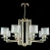 Люстра Crystal Lux NICOLAS SP-PL8 GOLD/WHITE