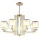 Люстра Crystal Lux NICOLAS SP-PL8 GOLD/WHITE