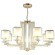 Люстра Crystal Lux NICOLAS SP-PL8 GOLD/WHITE