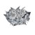 10593/530C Silver Loft It CLIZIA Серебристый потолочный светильник под сменные лампы E27, 3 лампы, Ø530 мм, высота 250 мм, 220 В