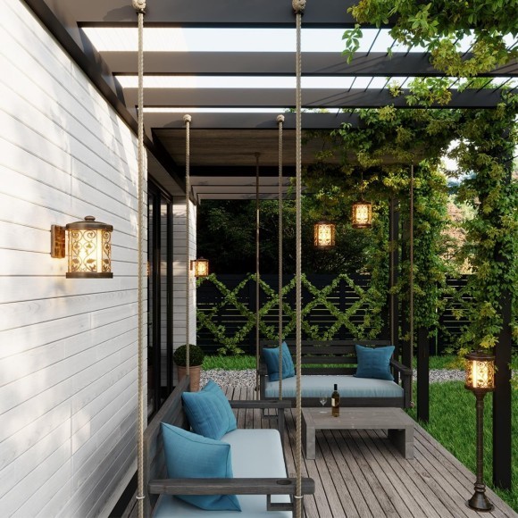 Уличный подвесной светильник Odeon Light 2286/1 LAGRA IP44 под лампу 1xE27 100W