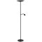 901977 Светодиодный торшер CONIVARINO, 26,5W;1X4W(LED;LED), 2700K, 3150;480lm, сталь, черный