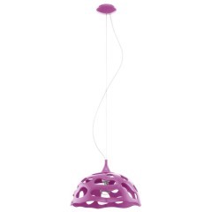92956 ANZINO ANZINO Подвесной потолочный светильник 1xE27, 60Вт, фиолетовый