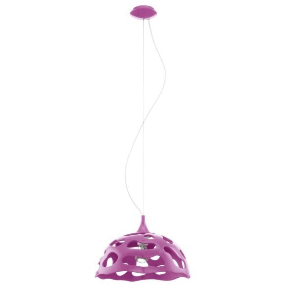 92956 ANZINO ANZINO Подвесной потолочный светильник 1xE27, 60Вт, фиолетовый