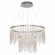 SL6201.103.55 Люстра подвесная ST-Luce Серебристый/Прозрачный LED 1*55W 3000K/4000K/6000K VEGA