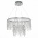 SL6201.103.55 Люстра подвесная ST-Luce Серебристый/Прозрачный LED 1*55W 3000K/4000K/6000K VEGA
