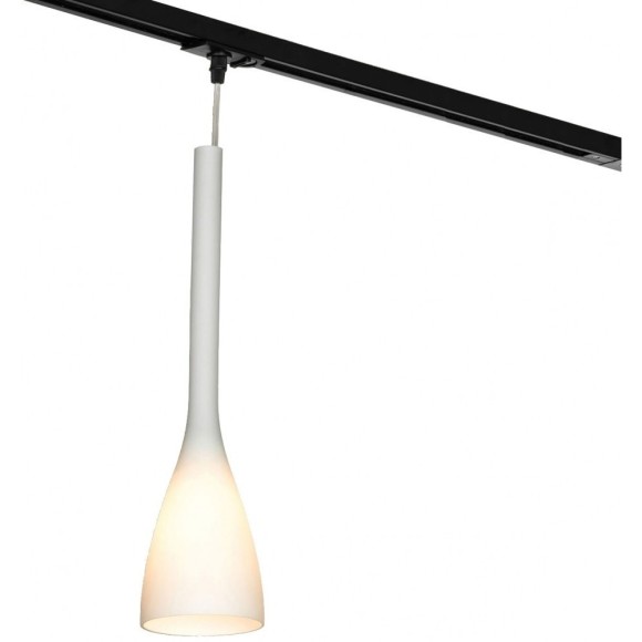 Однофазный двужильный трековый светильник Lussole LSN-0106-01-TAB Varmo под сменную лампу Е14 Однофазный двужильный трековый светильник Lussole LSN-0106-01-TAB Varmo под сменную лампу Е14