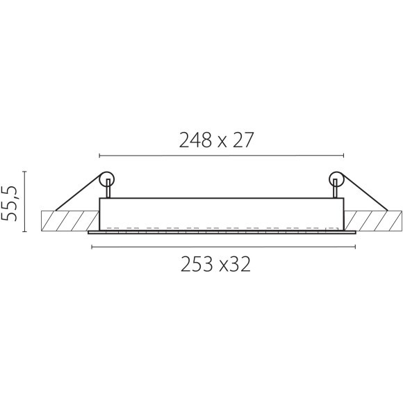 Встраиваемый в ГКЛ светодиодный спот с ячейками 18Вт 26° 1150Лм CRI90 4000К Guarda Lightstar 080346 Встраиваемый в ГКЛ светодиодный спот с ячейками 18Вт 26° 1150Лм CRI90 4000К Guarda Lightstar 080346