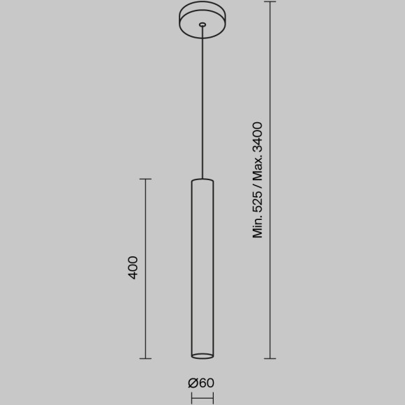 Подвесной светильник Maytoni MOD161PL-01G1