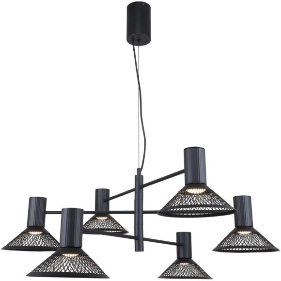 4623-6P, подвесная люстра, D770xH500/1400, 6xLEDx6W, 3960LM, 3000K, included