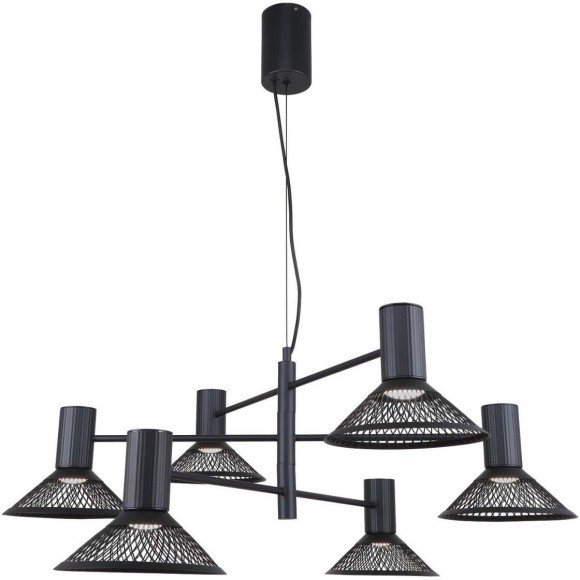 4623-6P, подвесная люстра, D770xH500/1400, 6xLEDx6W, 3960LM, 3000K, included