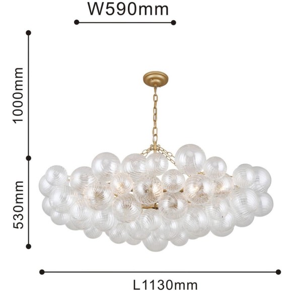 Подвесная люстра Multibulla 4202-10P Подвесная люстра Multibulla 4202-10P