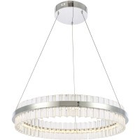 SL383.113.01 Светильник подвесной ST-Luce Хром/Прозрачный LED 1*44W 3000K CHERIO