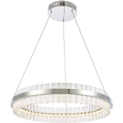 SL383.113.01 Светильник подвесной ST-Luce Хром/Прозрачный LED 1*44W 3000K CHERIO SL383.113.01 Светильник подвесной ST-Luce Хром/Прозрачный LED 1*44W 3000K CHERIO