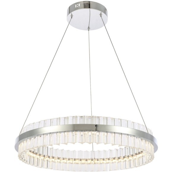 SL383.113.01 Светильник подвесной ST-Luce Хром/Прозрачный LED 1*44W 3000K CHERIO