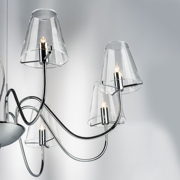 Люстра подвесная Lightstar 758084 Diafano под лампы 8xG9 320W Люстра подвесная Lightstar 758084 Diafano под лампы 8xG9 320W