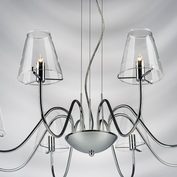 Люстра подвесная Lightstar 758084 Diafano под лампы 8xG9 320W Люстра подвесная Lightstar 758084 Diafano под лампы 8xG9 320W