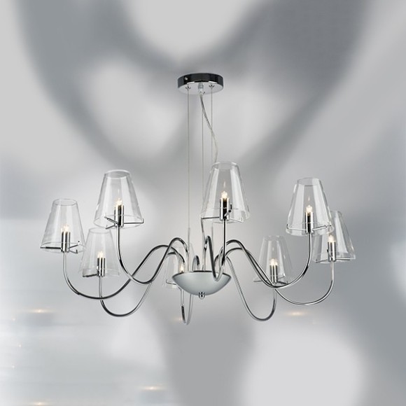 Люстра подвесная Lightstar 758084 Diafano под лампы 8xG9 320W Люстра подвесная Lightstar 758084 Diafano под лампы 8xG9 320W