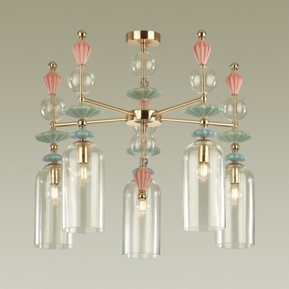 Люстра потолочная Odeon Light 4855/5C BIZET под лампы 5xE14 5*40W