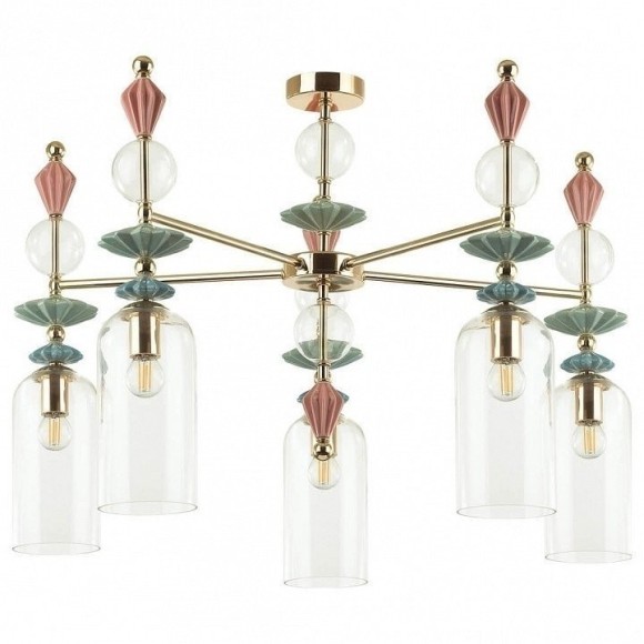 Люстра потолочная Odeon Light 4855/5C BIZET под лампы 5xE14 5*40W