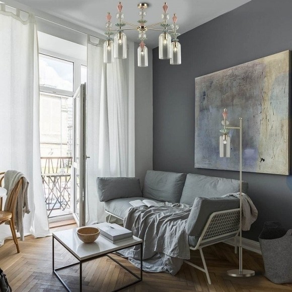 Люстра потолочная Odeon Light 4855/5C BIZET под лампы 5xE14 5*40W