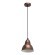 49235 Подвес TRURO, 1х60W (E27), ?155, H1100, сталь, медный состаренный