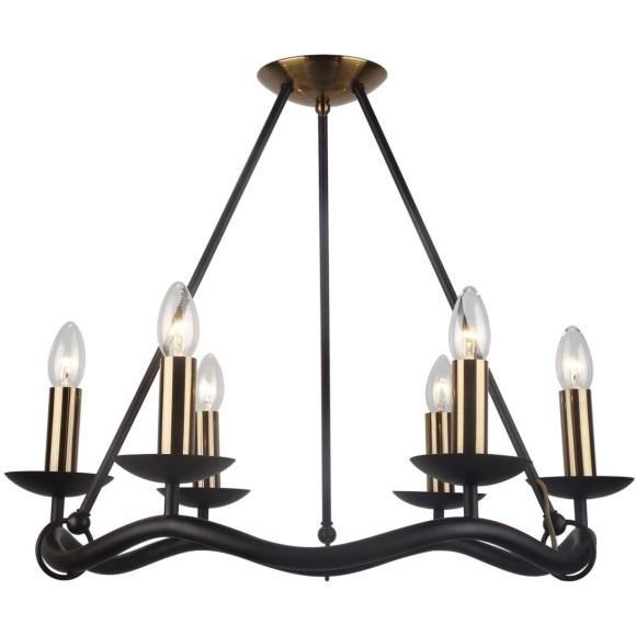 Люстра потолочная Lussole LSP-0212 ROOSEVELT IP21 под лампы 6xE14 240W