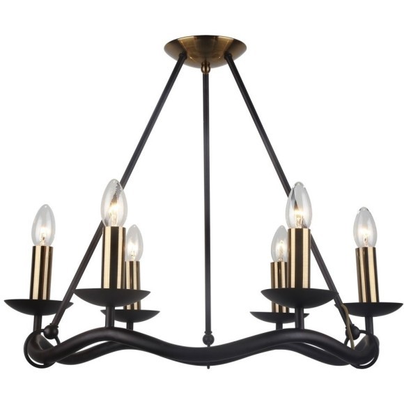 Люстра потолочная Lussole LSP-0212 ROOSEVELT IP21 под лампы 6xE14 240W