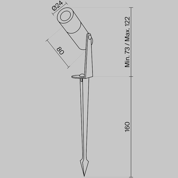Ландшафтный светильник Outdoor O050FL-L2W3K Ландшафтный светильник Outdoor O050FL-L2W3K