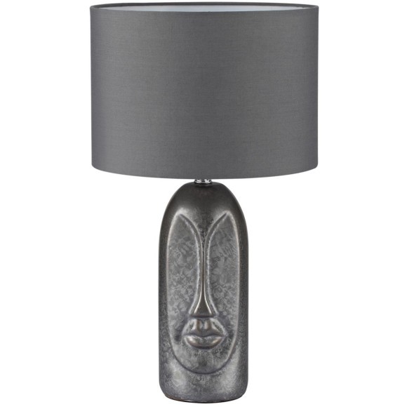 8146/1T MODERNI LN25 серый, керамика/текстиль Настольная лампа Е27 1*60W 220V AKIVI