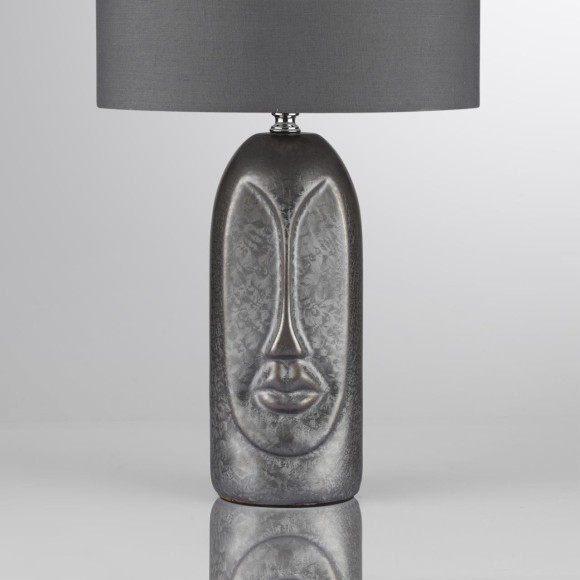 8146/1T MODERNI LN25 серый, керамика/текстиль Настольная лампа Е27 1*60W 220V AKIVI