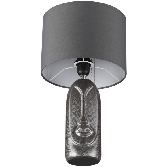 8146/1T MODERNI LN25 серый, керамика/текстиль Настольная лампа Е27 1*60W 220V AKIVI