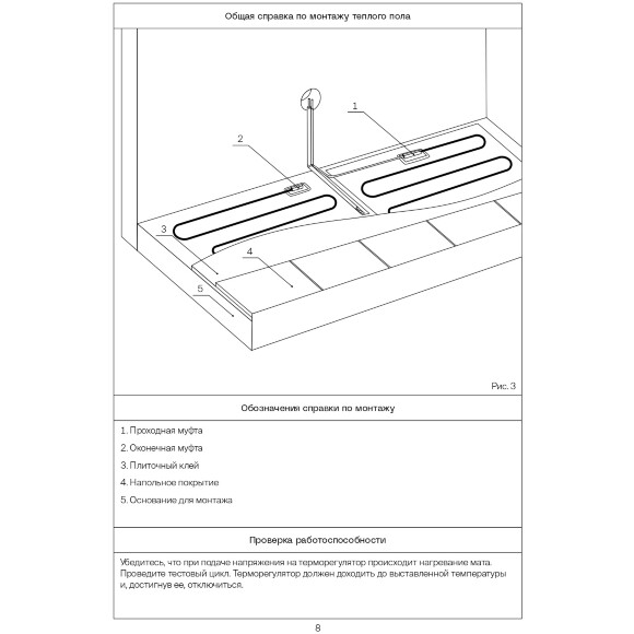 VLT01-150-4.5 Нагревательный мат (Теплый пол) длиной 9 метров и шириной полметра (0.5 метра) Voltum Т150 мощность 675Вт 150Вт/м², двужильный экранированный кабель, клеевая основа, укладка в плиточный клей/стяжку, гарантия 25 лет VLT01-150-4.5 Нагревательный мат (Теплый пол) длиной 9 метров и шириной полметра (0.5 метра) Voltum Т150 мощность 675Вт 150Вт/м², двужильный экранированный кабель, клеевая основа, укладка в плиточный клей/стяжку, гарантия 25 лет