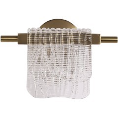 SL6021.201.06 Светильник настенный ST-Luce золотистый/прозрачный LED 1*6W 4000K VOILE SL6021.201.06 Светильник настенный ST-Luce золотистый/прозрачный LED 1*6W 4000K VOILE