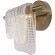 SL6021.201.06 Светильник настенный ST-Luce золотистый/прозрачный LED 1*6W 4000K VOILE