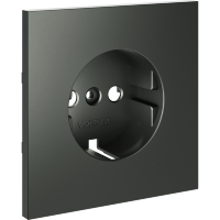 Накладка для розетки с заземлением, S70 (титан)