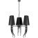 10207/6 Black Подвесной светильник LOFT IT Brunilde