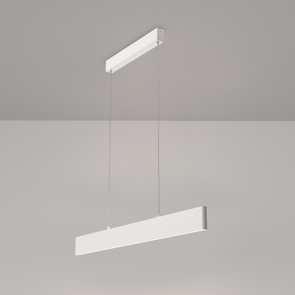 Линейный подвесной светильник Maytoni Step P010PL-L23W4K LED 23Вт 4000K 1600Лм 120° CRI80 белый матовый металлический корпус, макс. высота 100 см, двойной свет (вниз основной + вверх)