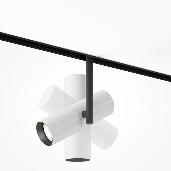 TR005-4-12W-DS-BW Трековый магнитный SMART (App, Bluetooth Mesh, Алиса) светодиодный светильник Maytoni Exility CRI90+ 2700-6000К 987Лм 36° 12Вт