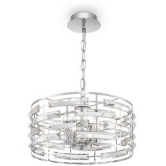 Подвесной светильник хрустальный Frontera MOD067PL-04CH Подвесной светильник хрустальный Frontera MOD067PL-04CH