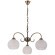 Люстра малого размера Arte Lamp A9317LM-3AB MARGO под лампы 3xE27 60W