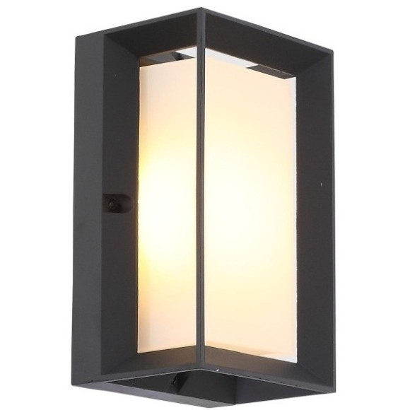 SL077.411.01 Светильник уличный настенный ST-Luce Черный/Белый LED 1*6W 3000K CUBISTA