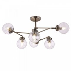 Люстра потолочная Freya FR5041PL-06BS Daisy под лампы 6xE14 40W