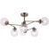 Люстра потолочная Freya FR5041PL-06BS Daisy под лампы 6xE14 40W
