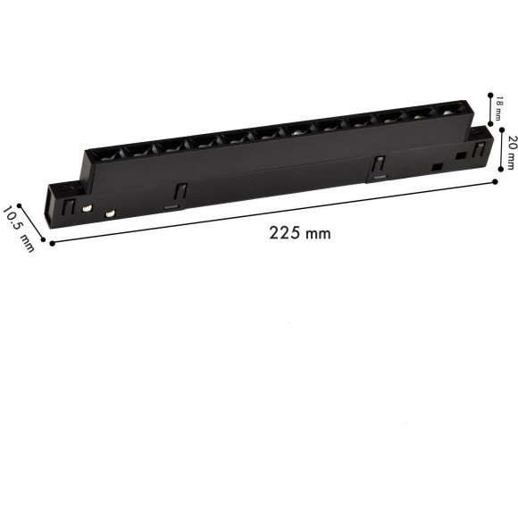 4577-1U Трековый магнитный светодиодный SMART (TUYA, Алиса, Bluetooth, Wi-Fi) светильник Favourite Logica 48V CRI90+ 3000-6000К 430Лм 30° 10