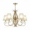 SLE111403-05 ST Luce FOGGIA Светильник подвесной, E14,5х40W, шампань