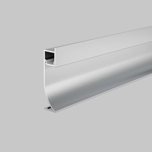 Алюминиевый профиль плинтус с подсветкой 53x14 ALM-5314-S-2M