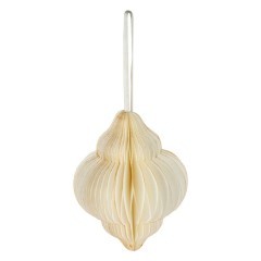 427223 Фигура из бумаги MATANAO, H150, ?120, бумага, кремовый, золотой 427223 Фигура из бумаги MATANAO, H150, ?120, бумага, кремовый, золотой