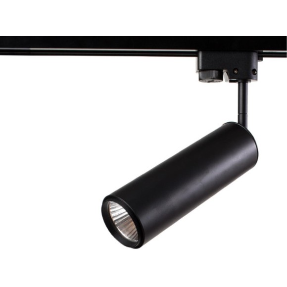 Однофазный двужильный светодиодный трековый светильник Arte Lamp A1412PL-1BK PERISCOPIO 4000К 720Лм CRI85+ 25° 12Вт