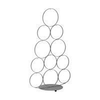 427417 BALLYMENA Рождественское украшение ель металл серебряный H-660, D200